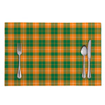 Irish Themed Plaid Pattern Print Placemat