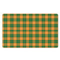 Irish Themed Plaid Pattern Print Polyester Doormat