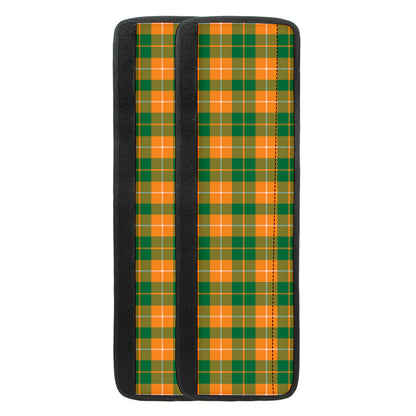 Irish Themed Plaid Pattern Print Refrigerator Handle Covers