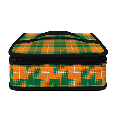 Irish Themed Plaid Pattern Print Small Lunch Bag