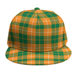 Irish Themed Plaid Pattern Print Snapback Cap