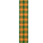 Irish Themed Plaid Pattern Print Table Runner