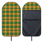Irish Themed Plaid Pattern Print Waterproof Car Seat Cover
