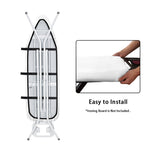 White And Grey Plaid Pattern Print Ironing Board Cover