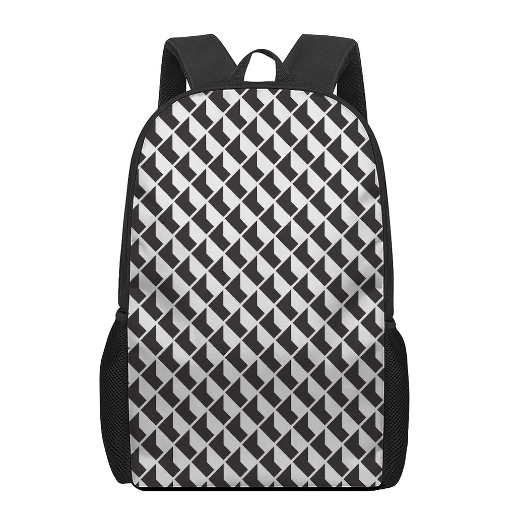 Isometric Geometric Pattern Print 17 Inch Backpack