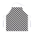 Isometric Geometric Pattern Print Adjustable Apron