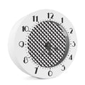 Isometric Geometric Pattern Print Alarm Clock