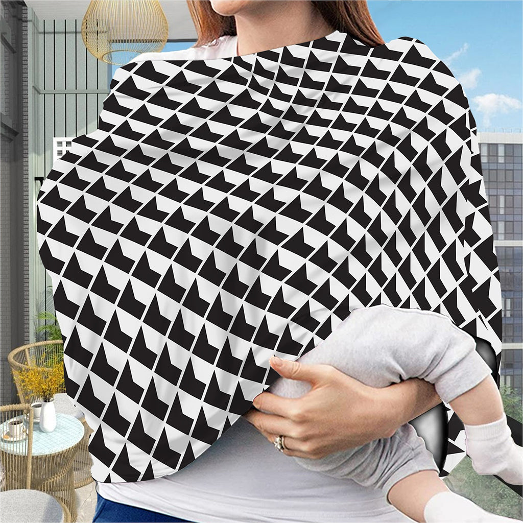 Isometric Geometric Pattern Print Baby Seat Cover