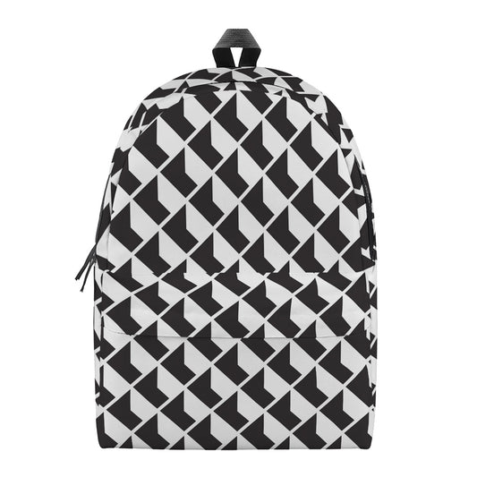 Isometric Geometric Pattern Print Backpack