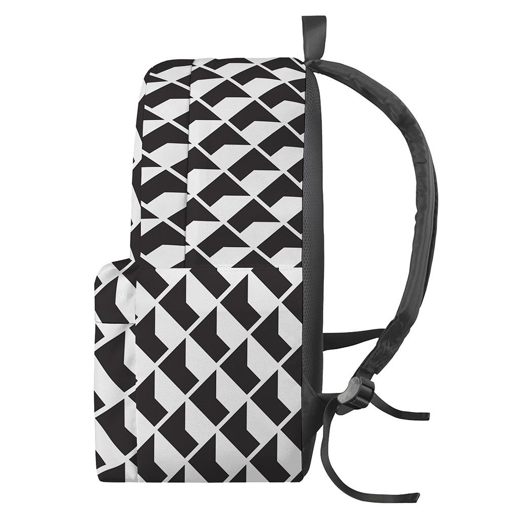 Isometric Geometric Pattern Print Backpack