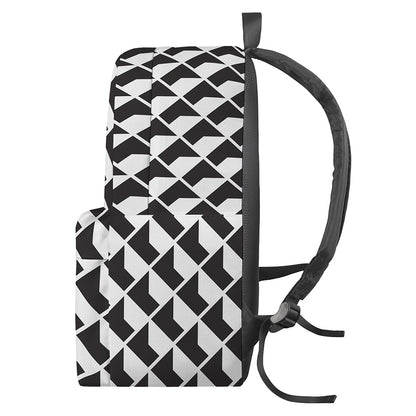 Isometric Geometric Pattern Print Backpack