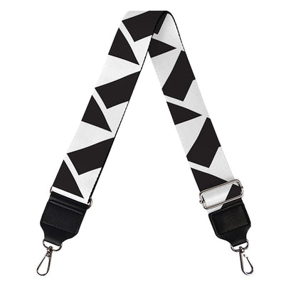Isometric Geometric Pattern Print Bag Strap