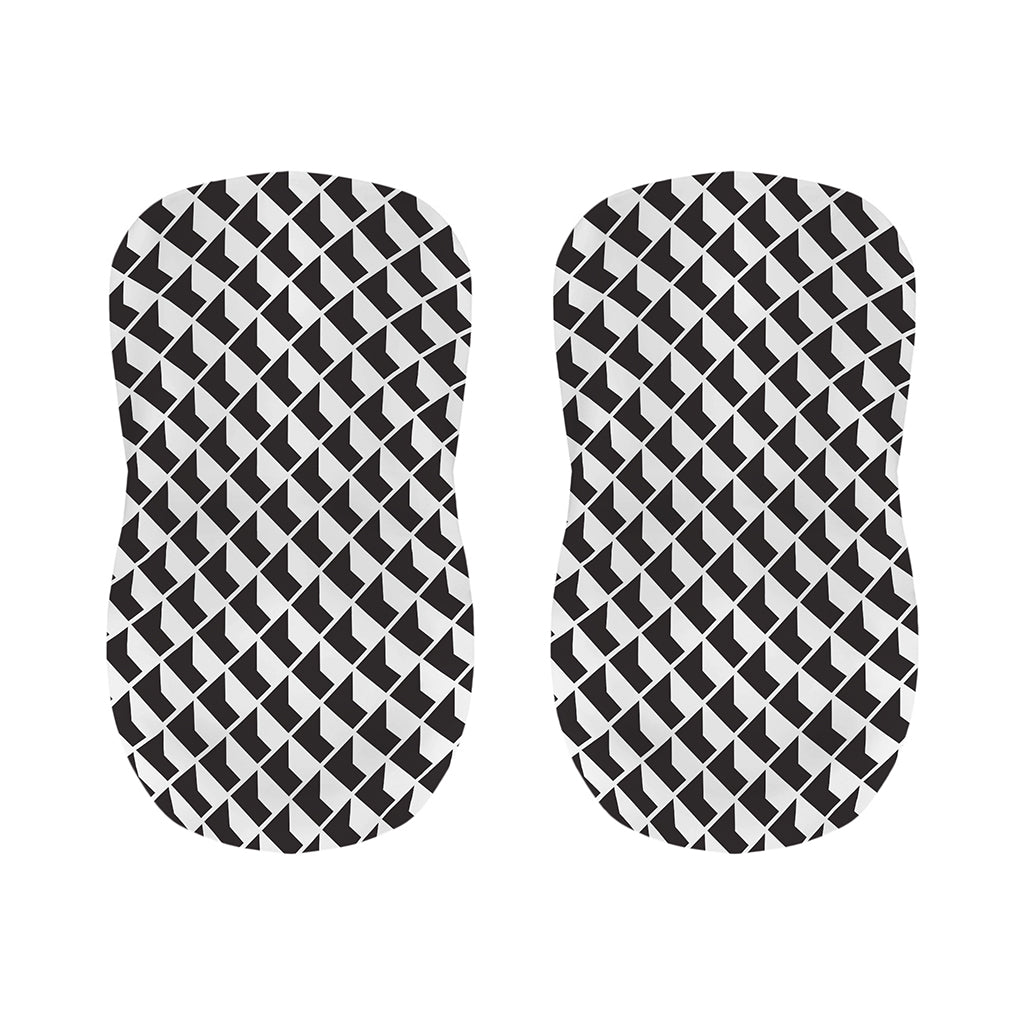 Isometric Geometric Pattern Print Bar Stool Covers