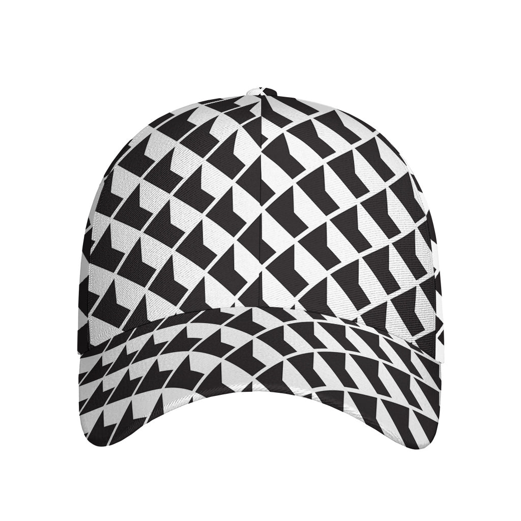 Isometric Geometric Pattern Print Baseball Cap