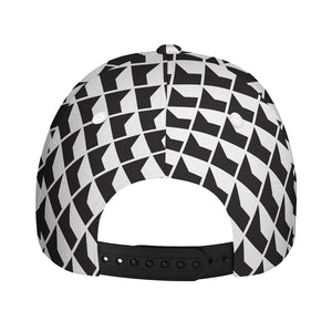 Isometric Geometric Pattern Print Baseball Cap