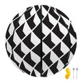 Isometric Geometric Pattern Print Basketball