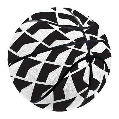 Isometric Geometric Pattern Print Basketball