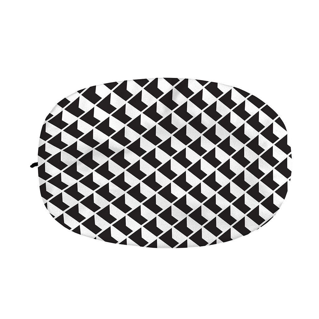 Isometric Geometric Pattern Print Car Side Mirror Covers