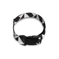 Isometric Geometric Pattern Print Dog Collar