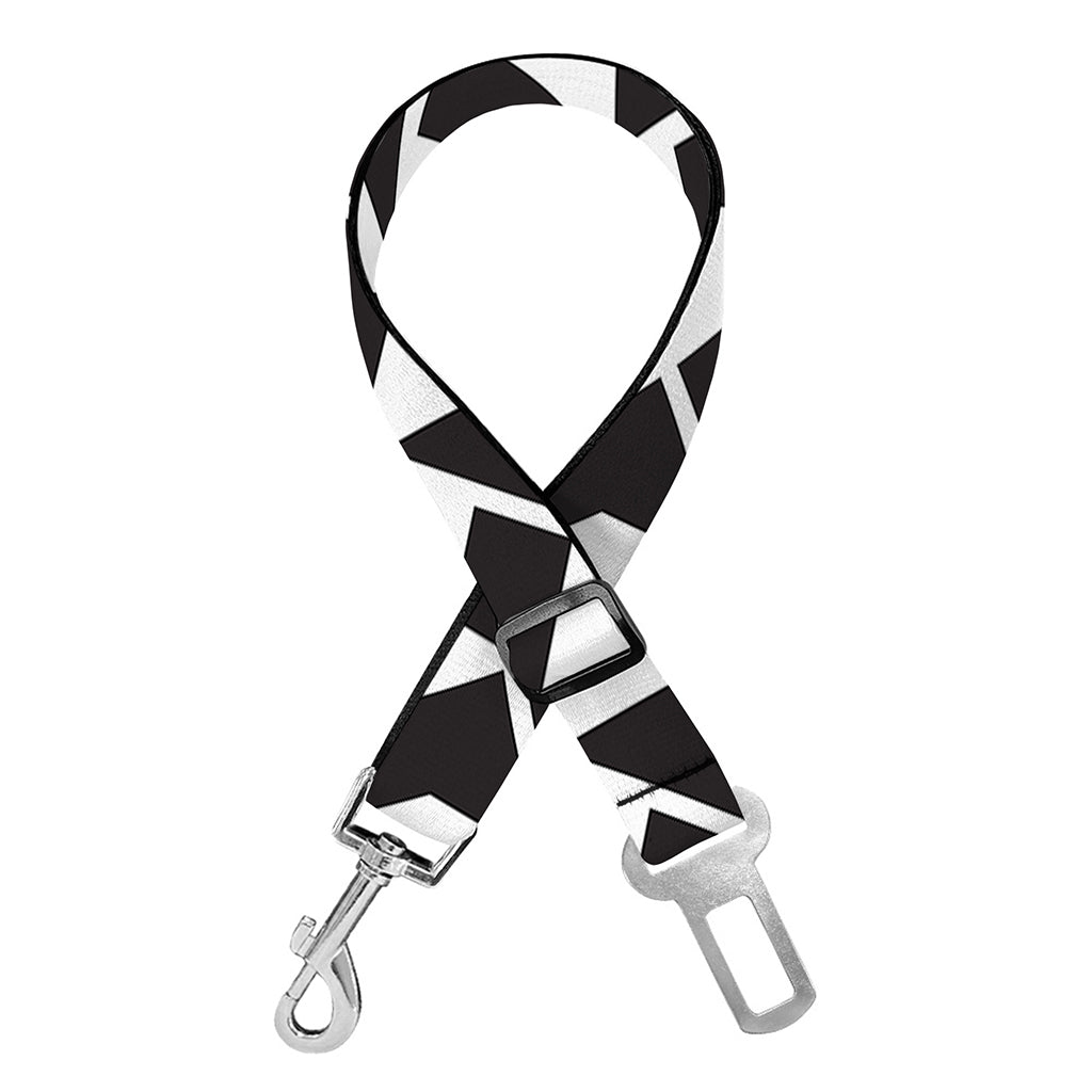 Isometric Geometric Pattern Print Dog Seat Belt