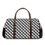 Isometric Geometric Pattern Print Duffle Bag