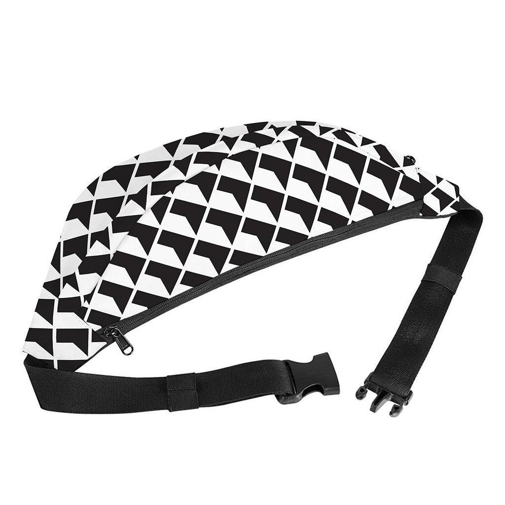 Isometric Geometric Pattern Print Fanny Pack