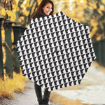 Isometric Geometric Pattern Print Foldable Umbrella
