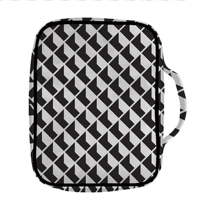 Isometric Geometric Pattern Print Front Pocket Bible Bag