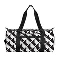 Isometric Geometric Pattern Print Gym Bag