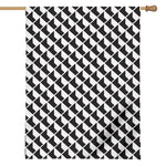 Isometric Geometric Pattern Print House Flag