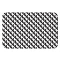 Isometric Geometric Pattern Print Indoor Door Mat