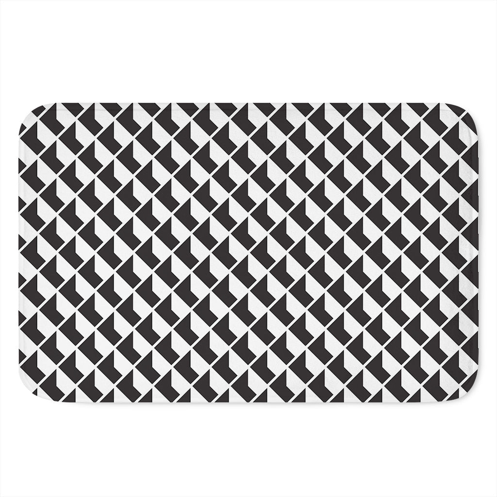Isometric Geometric Pattern Print Indoor Door Mat