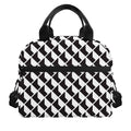 Isometric Geometric Pattern Print Insulated Lunch Bag