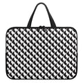 Isometric Geometric Pattern Print Laptop Sleeve With Handle