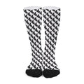 Isometric Geometric Pattern Print Long Socks