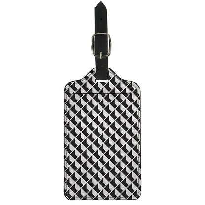 Isometric Geometric Pattern Print Luggage Tag