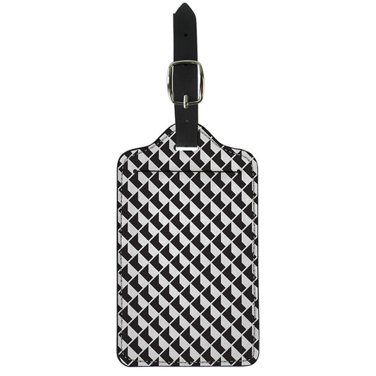 Isometric Geometric Pattern Print Luggage Tag