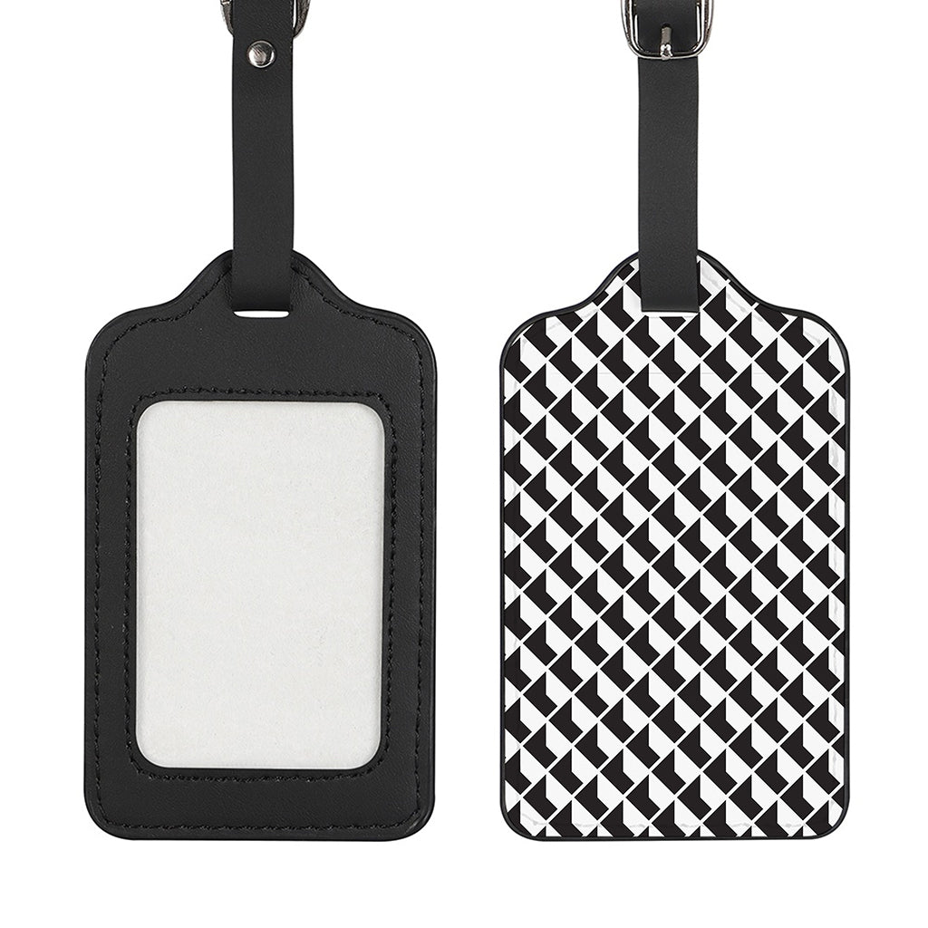 Isometric Geometric Pattern Print Luggage Tag