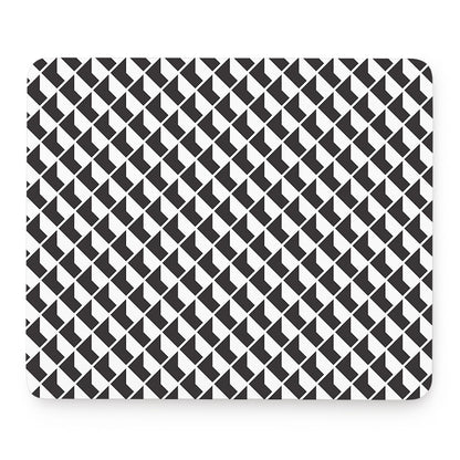 Isometric Geometric Pattern Print Mouse Pad