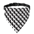 Isometric Geometric Pattern Print Over The Collar Dog Bandana
