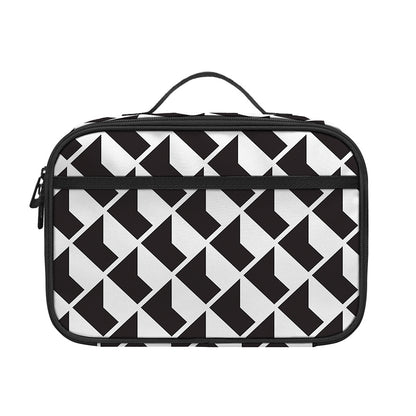 Isometric Geometric Pattern Print Portable Lunch Bag