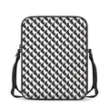 Isometric Geometric Pattern Print Rectangular Crossbody Bag
