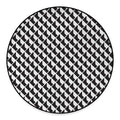 Isometric Geometric Pattern Print Round Floor Mat