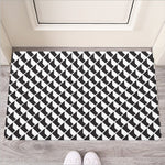 Isometric Geometric Pattern Print Rubber Doormat