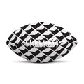Isometric Geometric Pattern Print Rugby Ball