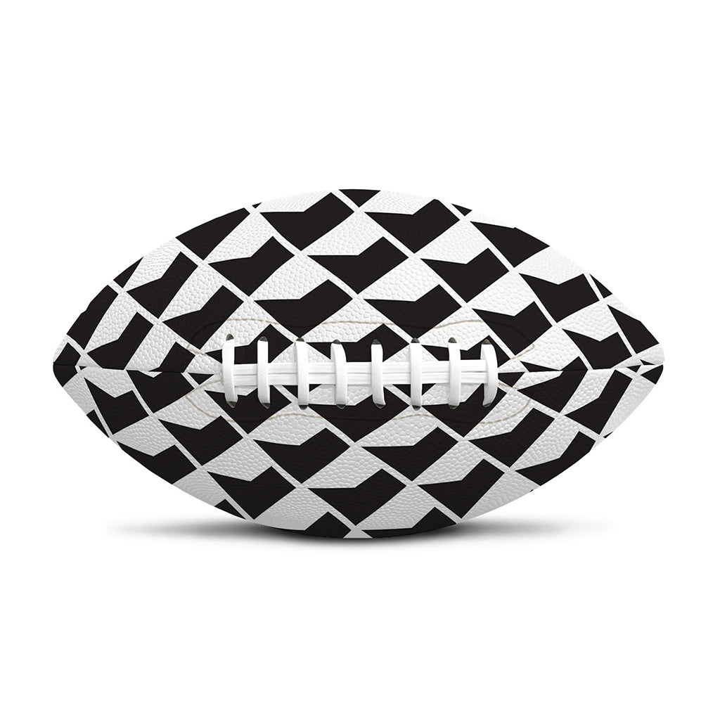 Isometric Geometric Pattern Print Rugby Ball