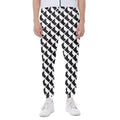Isometric Geometric Pattern Print Joggers