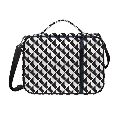 Isometric Geometric Pattern Print Shoulder Strap Bible Bag