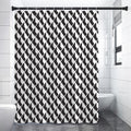 Isometric Geometric Pattern Print Shower Curtain