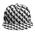 Isometric Geometric Pattern Print Snapback Cap